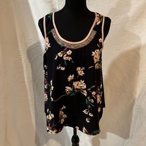 Le Lis Truxton embellished top, size medium